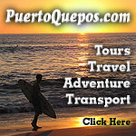 Visit PuertoQuepos.com for all your tour, travel, and transport needs.